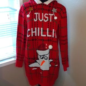 Red Just Chillin Christmas Sweater